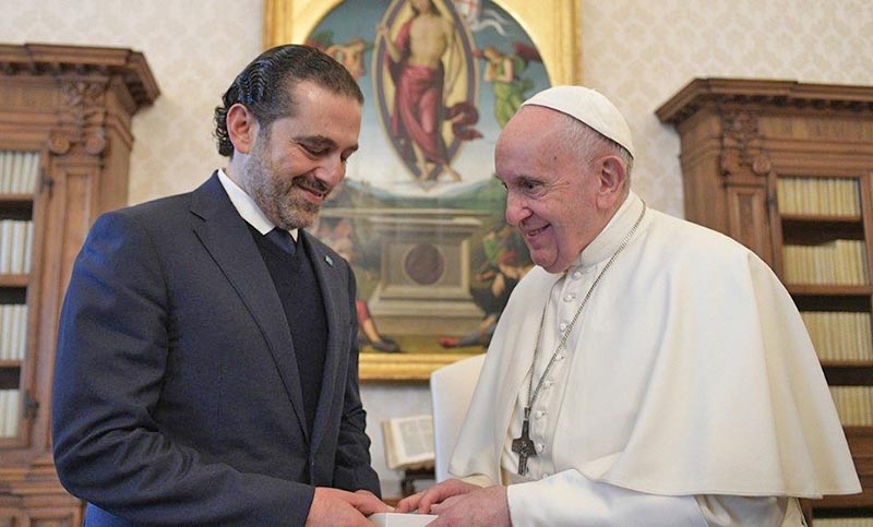 El papa Francisco visitará el Líbano después de que hayan formado Gobierno