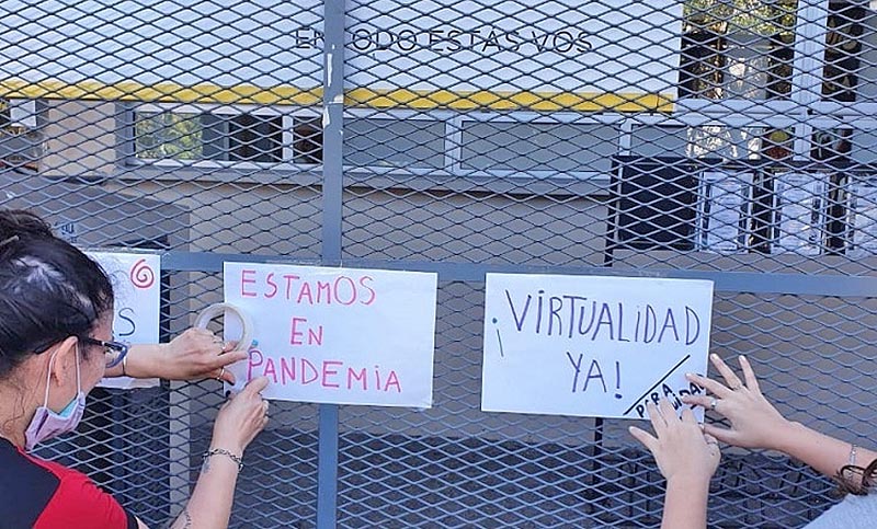 Docentes de UTE y Ademys siguen de paro en la ciudad de Buenos Aires y Sadop continúa con la virtualidad