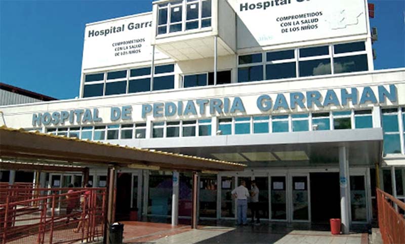 El Hospital Garrahan tiene una ocupación del 100% en las salas de niños con coronavirus