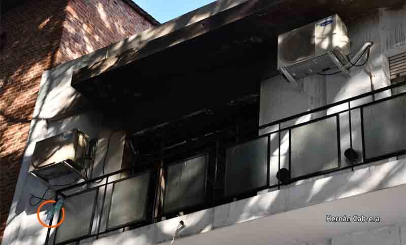 Incendio en un departamento alertó a vecinos de San Juan y Dorrego