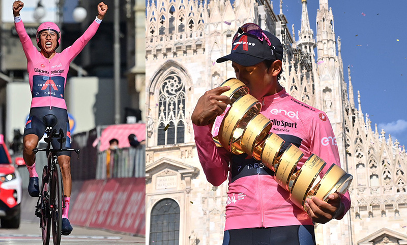 El colombiano Bernal hizo historia y se quedó con el título en el Giro de Italia