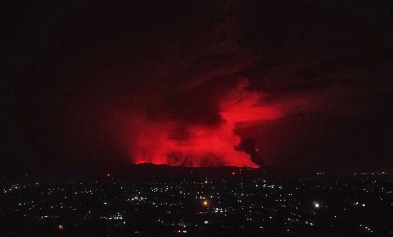 El Congo: se detuvo la erupción del volcán Nyiragongo y no se reportaron heridos