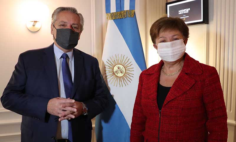 Fernández con Georgieva: una reunión «muy constructiva» que allana el camino a un «rápido» acuerdo