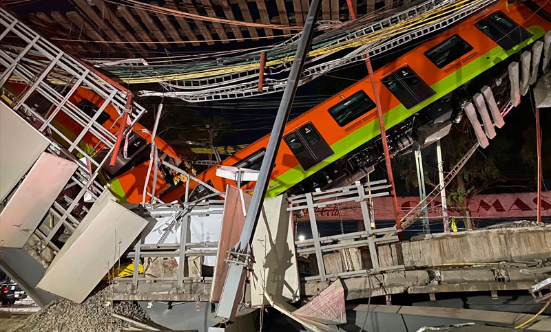 Al menos 23 muertos y 70 heridos en un accidente en el metro de la ciudad de México
