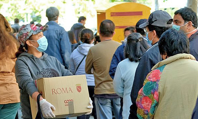 Por la pandemia, casi el 8% de las familias italianas quedó en 2020 en «pobreza absoluta»