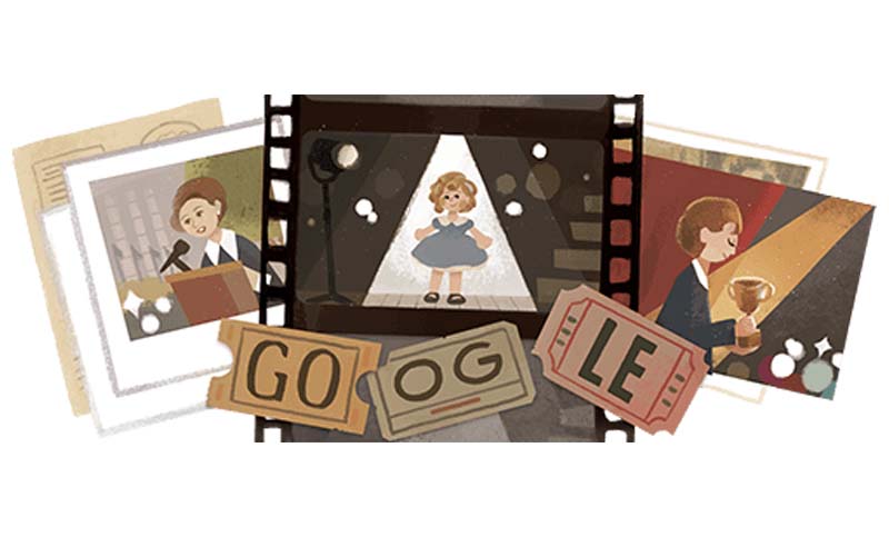Shirley Temple, la actriz símbolo de Hollywood, es homenajeada por Google