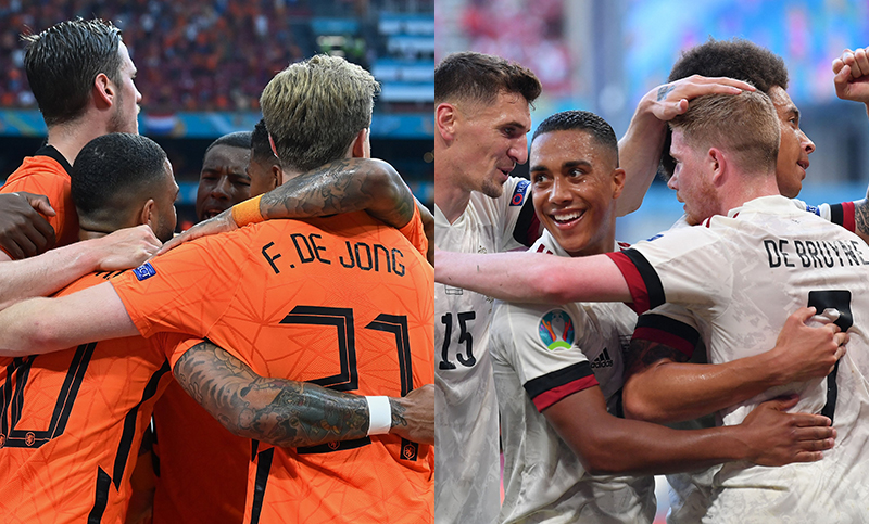 Holanda y Bélgica se clasificaron a octavos de final de la Eurocopa