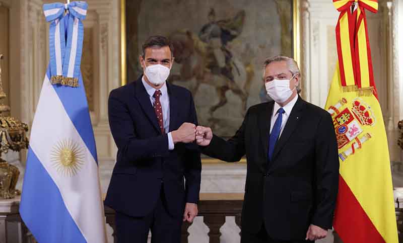 El Presidente se reúne con Pedro Sánchez para fortalecer las relaciones entre Argentina y España