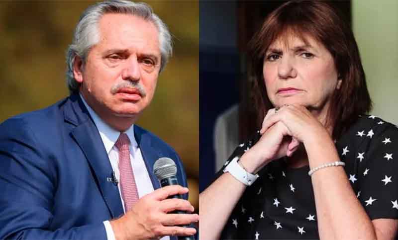 Alberto Fernández demandará a Patricia Bullrich por difamaciones, tras no llegar a un acuerdo