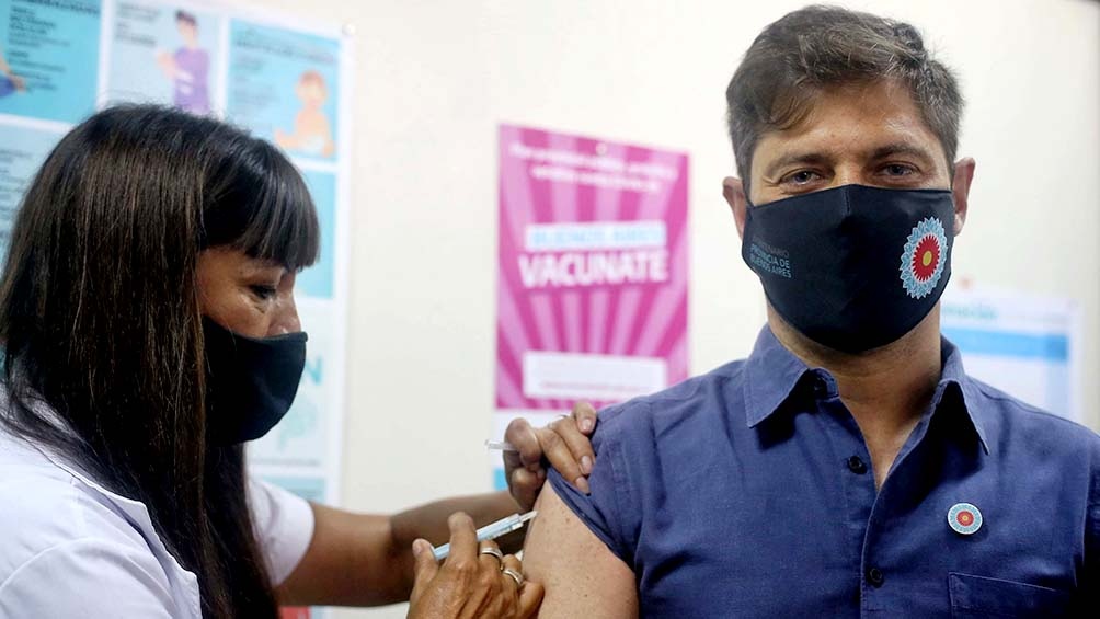 Kicillof busca vacunar a menores de 40 años antes de fin de mes, ya hay 4 millones de vacunados