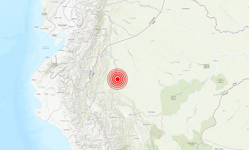 Un sismo sacudió la región Amazonas en Perú