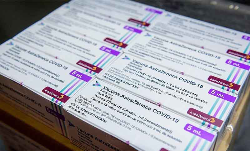 Llegan 811 mil vacunas Astrazeneca y el lunes se alcanza un total de 20 millones recibidas