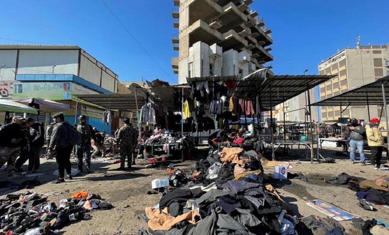 Irak: al menos 27 muertos tras un atentado en un mercado de Bagdad