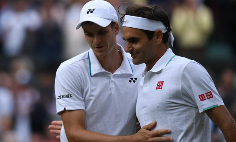 Federer se despidió de Wimbledon tras perder con el austríaco Hurkacz