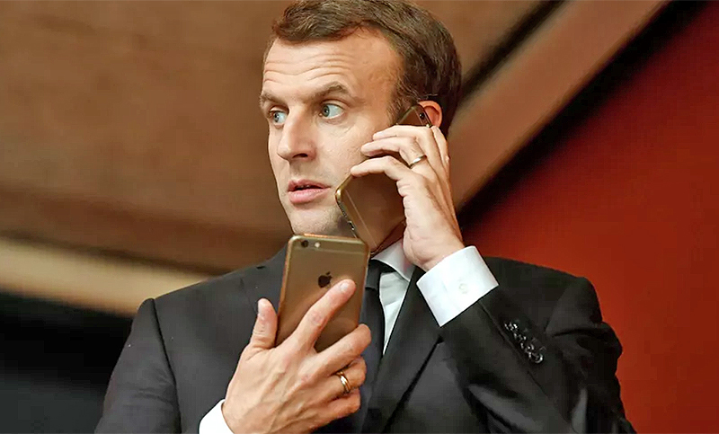 Macron ordena una investigación por el presunto espionaje de su teléfono con el software israelí Pegasus