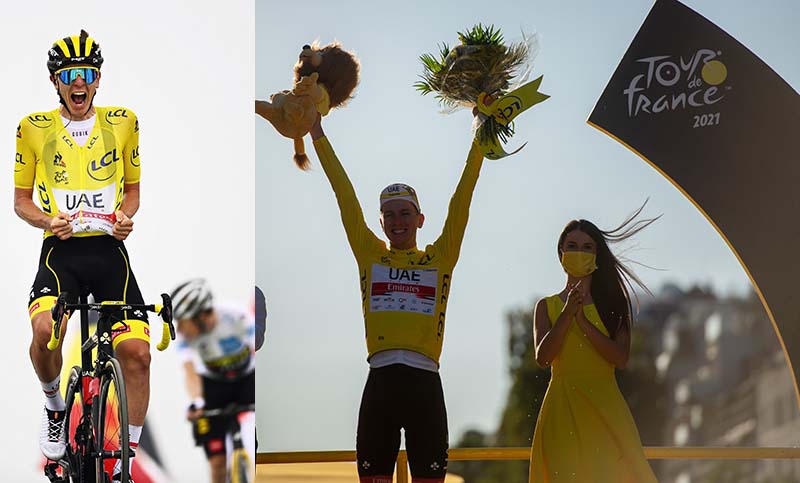 Tadej Pogacar se consagró bicampeón del Tour de Francia