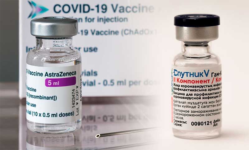 Confirman la eficacia de combinar vacunas AstraZeneca y Sputnik V contra el coronavirus