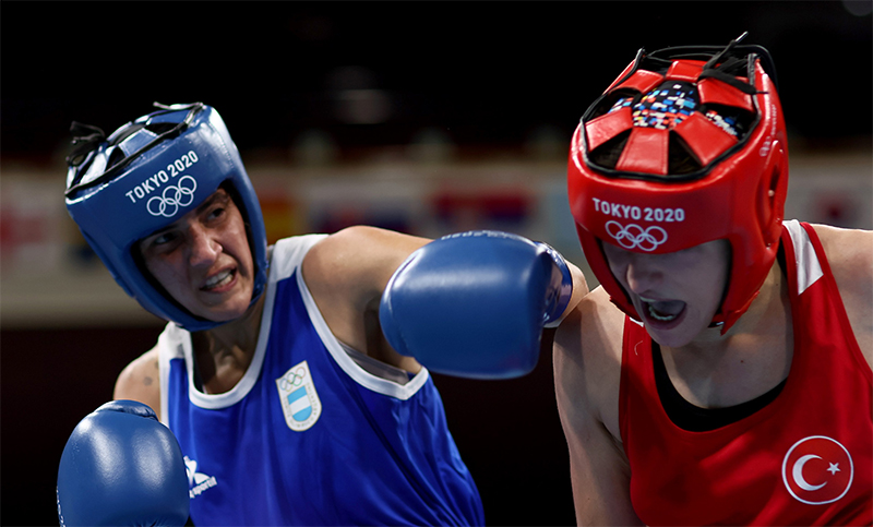 Histórico: Dayana Sánchez se convirtió en la primera boxeadora argentina en pelear en Juegos Olímpicos