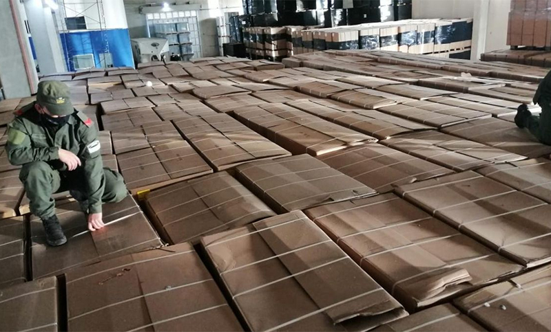 Incautaron más de 700 mil kilos de tabaco contrabandeado desde Paraguay y Brasil