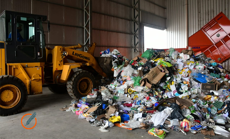 Se puso en funcionamiento la nueva planta de clasificación de residuos reciclables