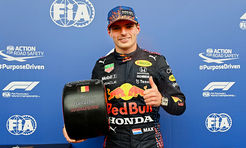 Verstappen se quedó con la pole del Gran Premio de Bélgica