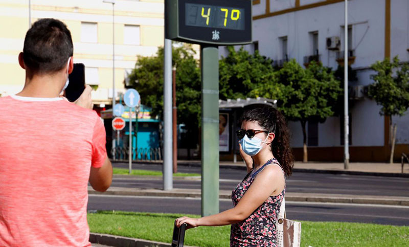 España atraviesa una ola de calor récord y temen incendios