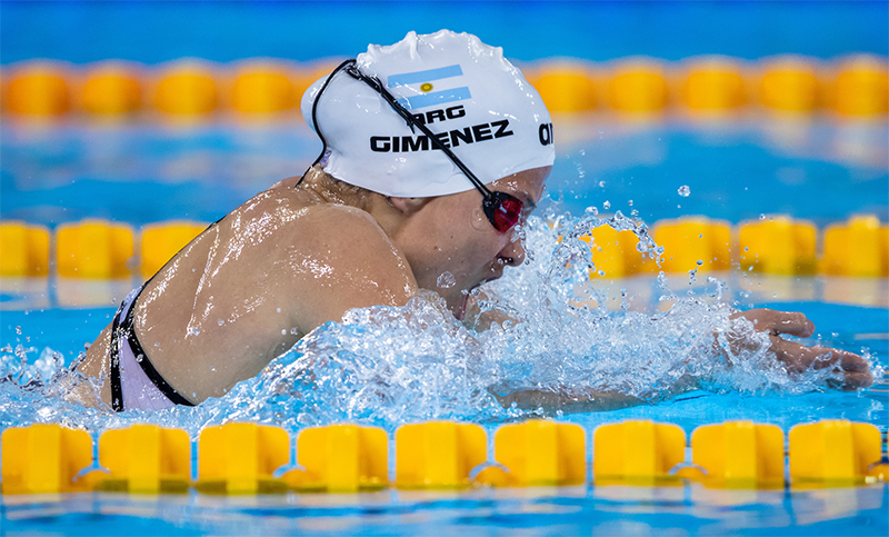 La chaqueña Giménez se clasificó a la final de 100 metros pecho en los Juegos Paralímpicos