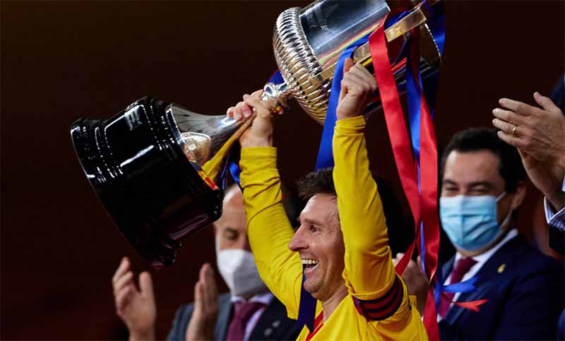 El medallero de Messi en el Barcelona: los números del fin de una era