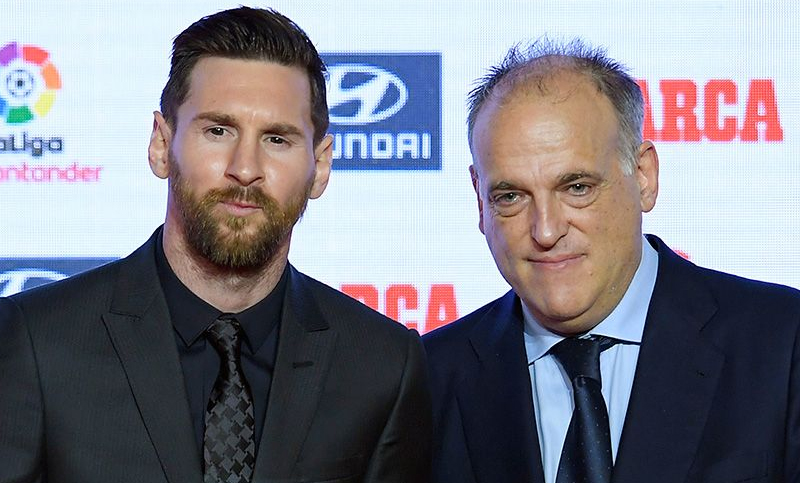 Javier Tebas, presidente de LaLiga española, dijo que Messi «no es imprescindible»