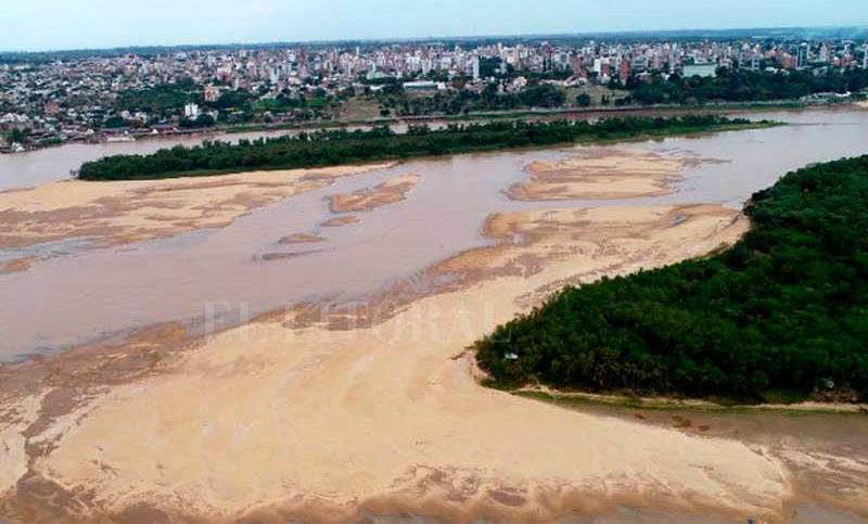 Prevén que el río Paraná alcanzará alturas negativas en toda la provincia de Entre Ríos