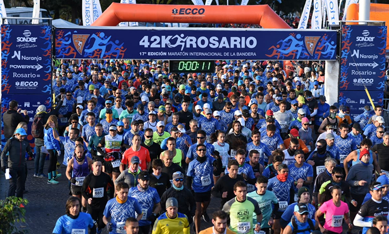 El domingo se correrá la 19ª edición de la Maratón Internacional de la Bandera