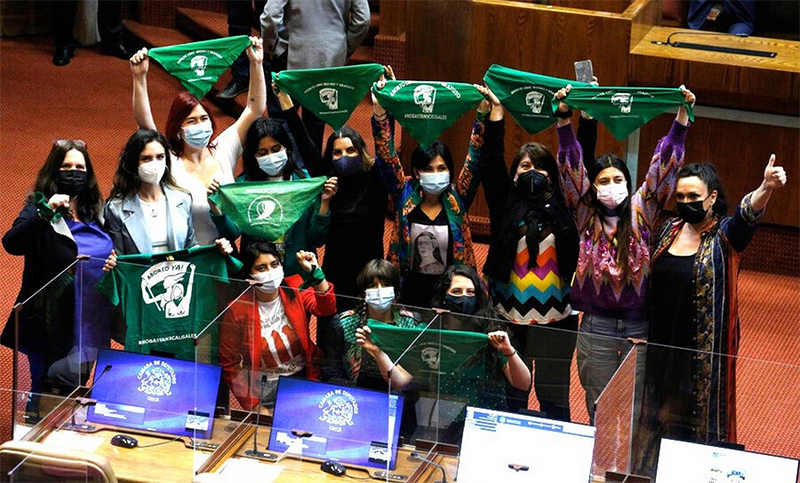 Chile: la Cámara de Diputados aprobó la despenalización del aborto para las primeras 14 semanas de gestación
