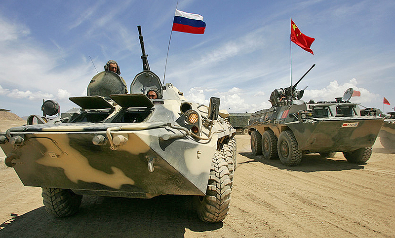 Rusia y China comenzaron a realizar simulacros militares conjuntos