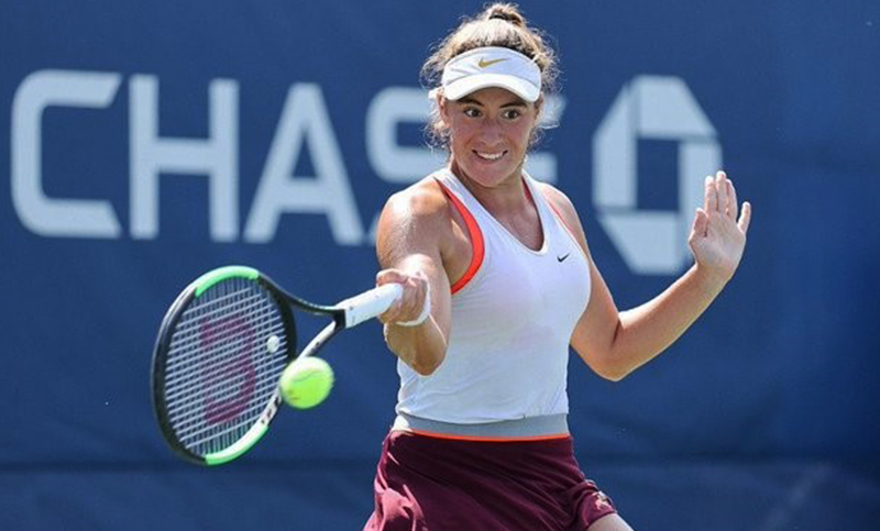 Solana Sierra clasificó a cuartos de final en el Junior del US Open