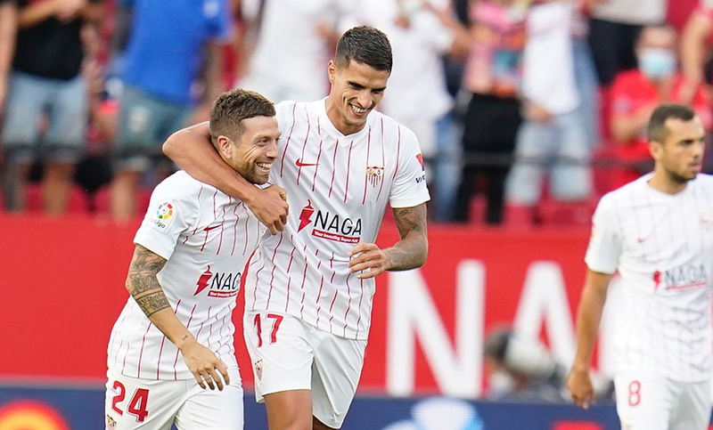 Papu Gómez anotó un gol en el triunfo del Sevilla