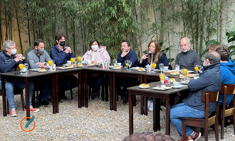 Dirigentes de Juntos por el Cambio de CABA compartieron un desayuno en Palermo