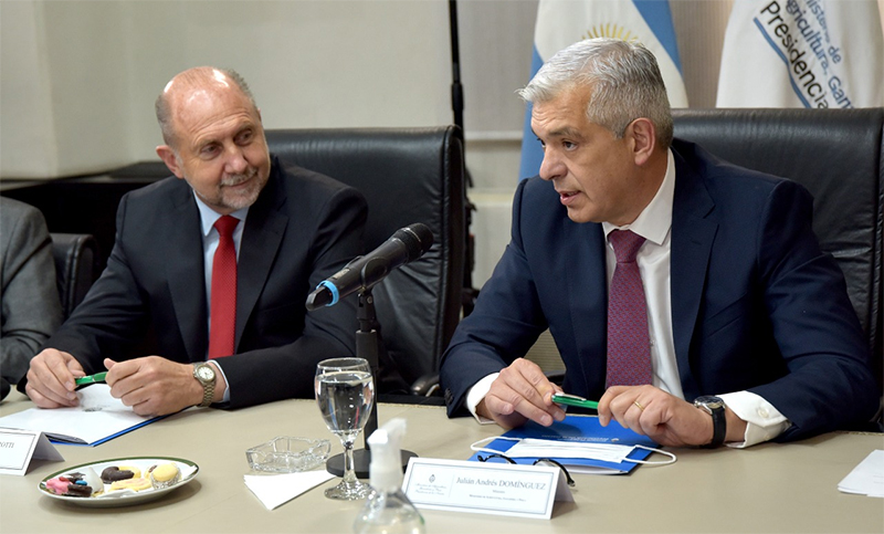Perotti y Domínguez acordaron criterios para incrementar la producción de carne vacuna