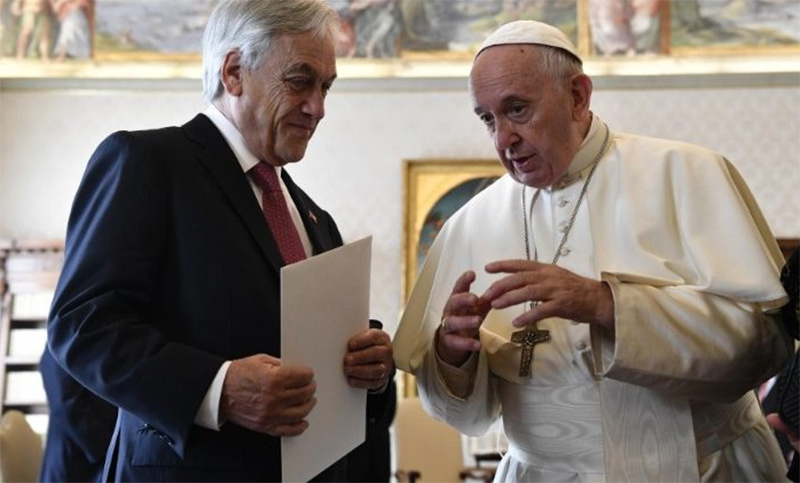 El Papa recibió al presidente chileno Sebastián Piñera en el Vaticano