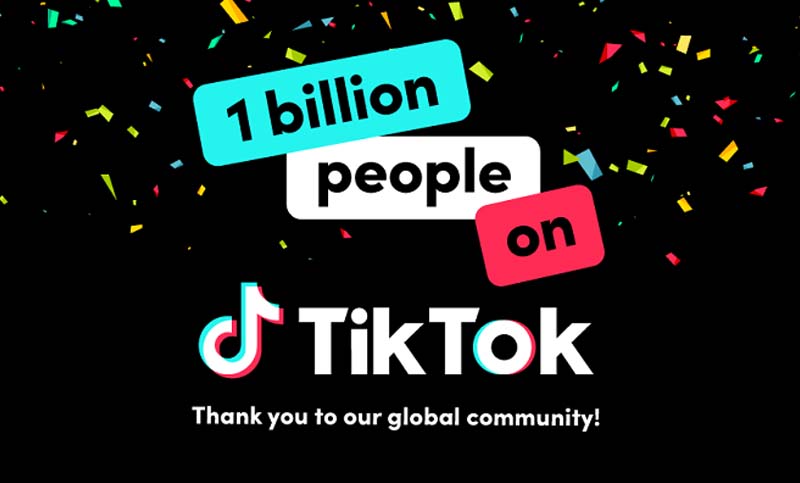 TikTok llega a 1 billón de usuarios activos