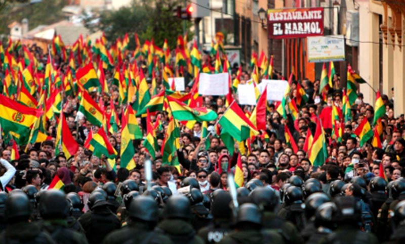 Bolivia encara un fin de semana con marchas a favor y en contra del gobierno de Arce