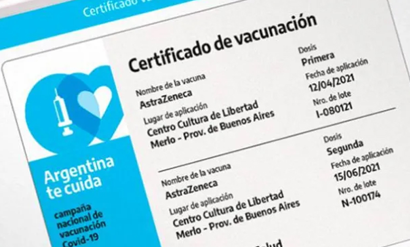 A nivel mundial, aparecieron los certificados truchos de vacunación