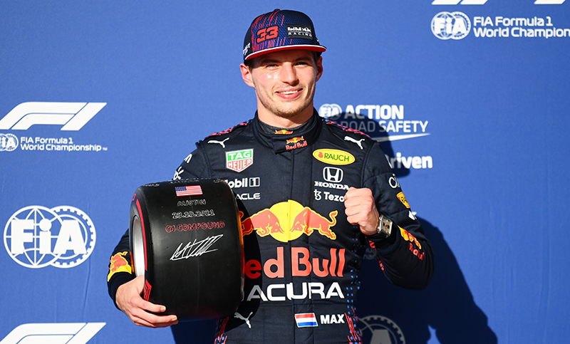 Verstappen se quedó con Pole position del Gran Premio de Estados Unidos
