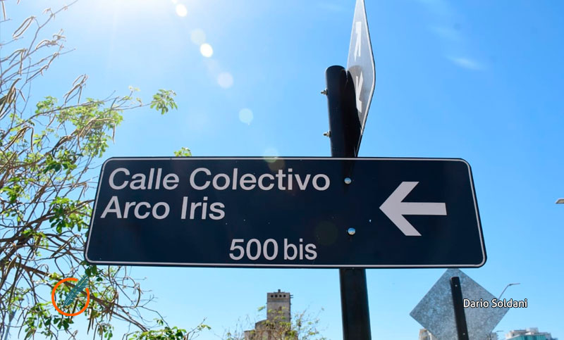 Colectivo Arco Iris: renombraron una calle de Puerto Norte en homenaje a la histórica organización