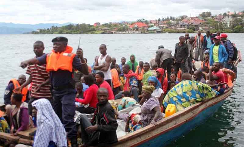Aumentan a 61 los fallecidos por un naufragio en el río Congo
