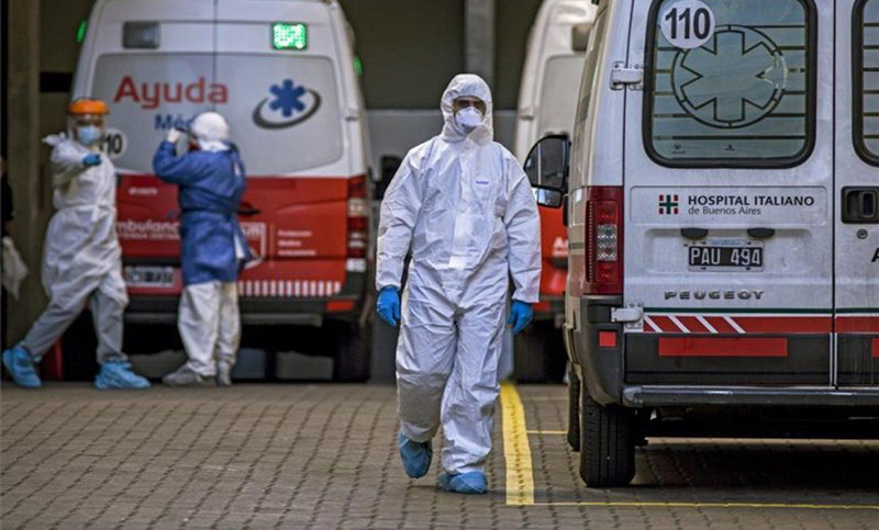 Otros 8 muertos y 548 nuevos contagios de coronavirus en Argentina