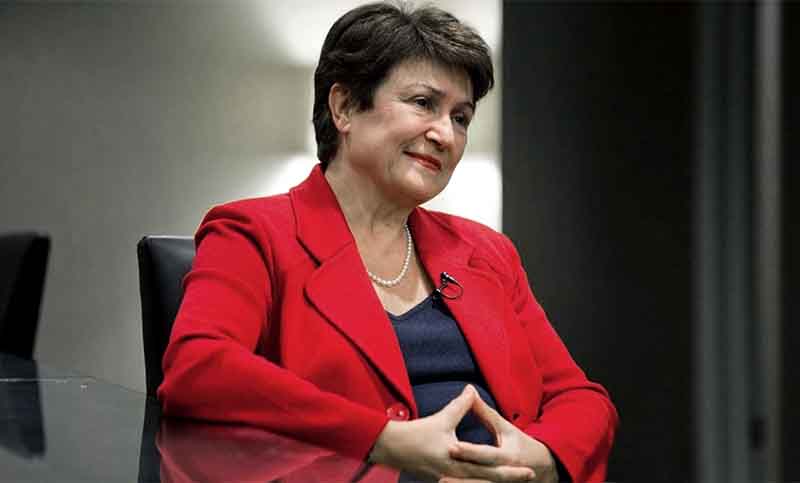 El FMI decidirá «muy pronto» si Georgieva sigue al frente del organismo