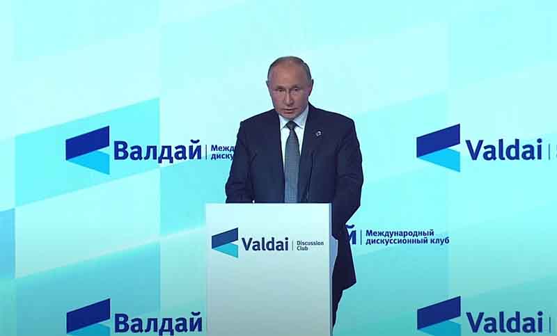 Putin: «El modelo existente del capitalismo se ha agotado»