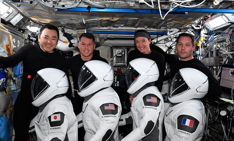 Ya volvieron a la tierra los miembros de la misión Crew-2 de SpaceX y la Nasa