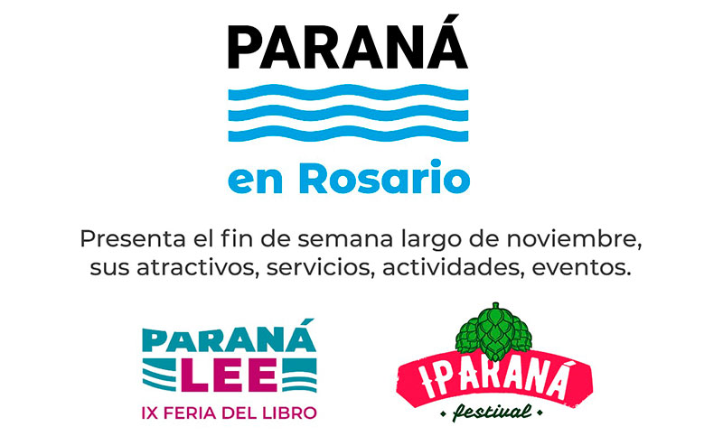 Rosario recibe a la ciudad de Paraná, que presenta sus atractivos turísticos