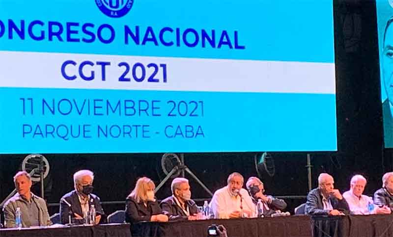 El Congreso Nacional de la CGT delibera para elegir las autoridades para los próximos cuatro años